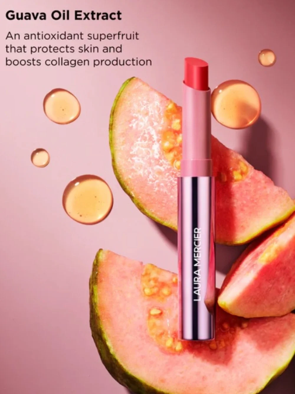LAURA MERCIER High Vibe Lip Color - 142 POP (cool fuchsia)